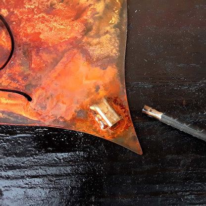 ❤️A Rusted Heart Stake in the Garden