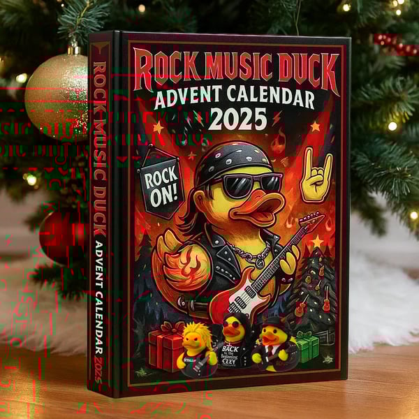 Rock Music Duck Advent Calendar 2025