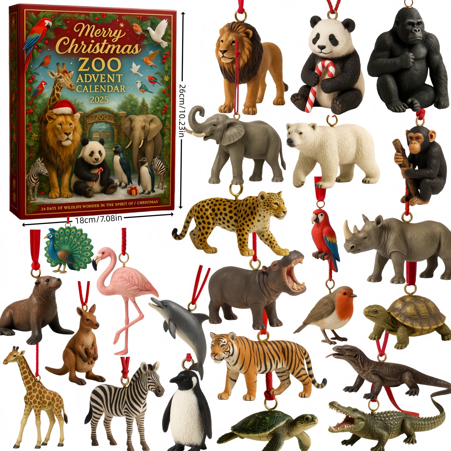Merry Christmas Zoo Advent Calendar 2025