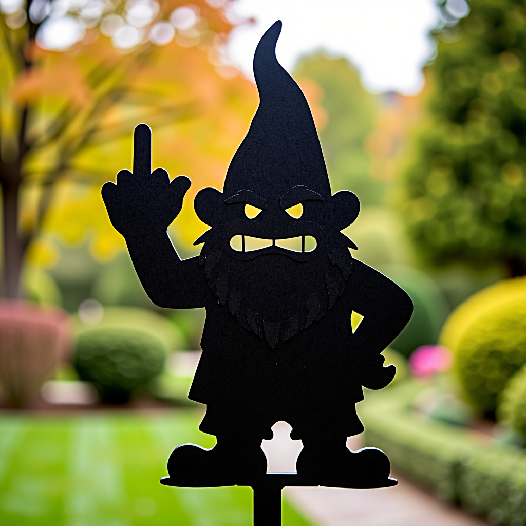 Rebel Gnome Garden Stake
