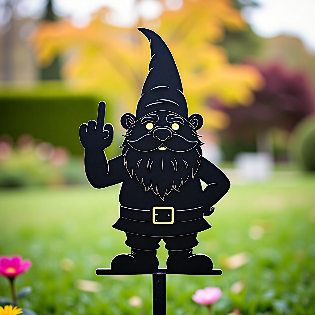 Rebel Gnome Garden Stake