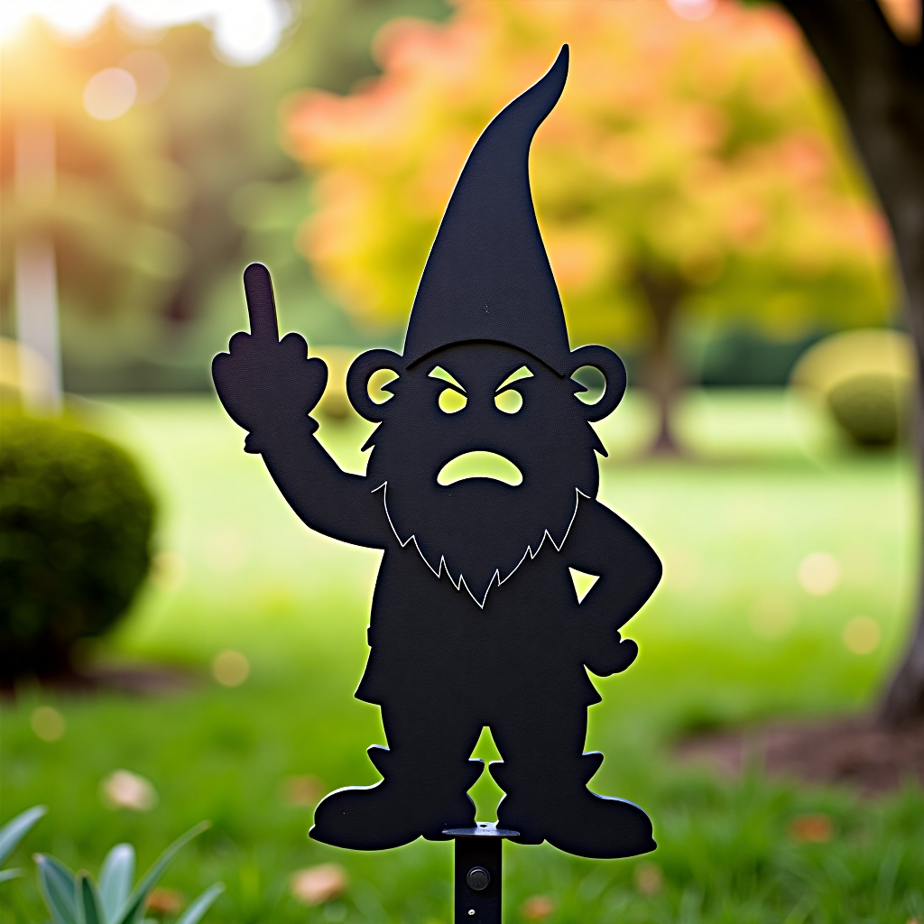 Rebel Gnome Garden Stake