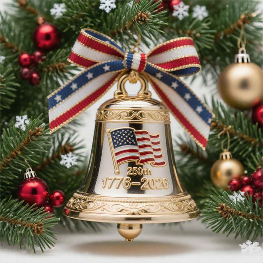 USA 250th Anniversary Bell Ornaments