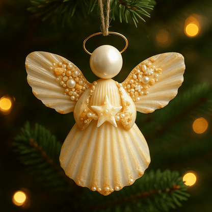 🌊👼Angel Shell Ornament