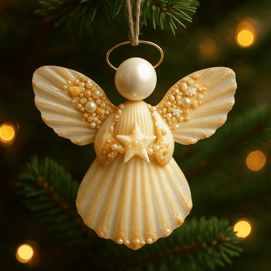 🌊👼Angel Shell Ornament